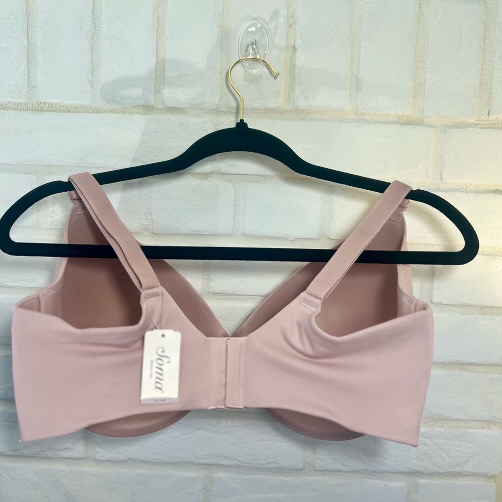 NWT Soma Enbliss Full Coverage Underwire Tshirt Bra 40 DDD Adobe Rose #0133 - Picture 2 of 11